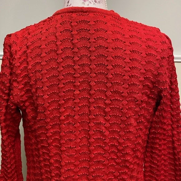 ST. JOHN Twin Set Sweater Set Cardigan and Matching Shell - Picture 14 of 16